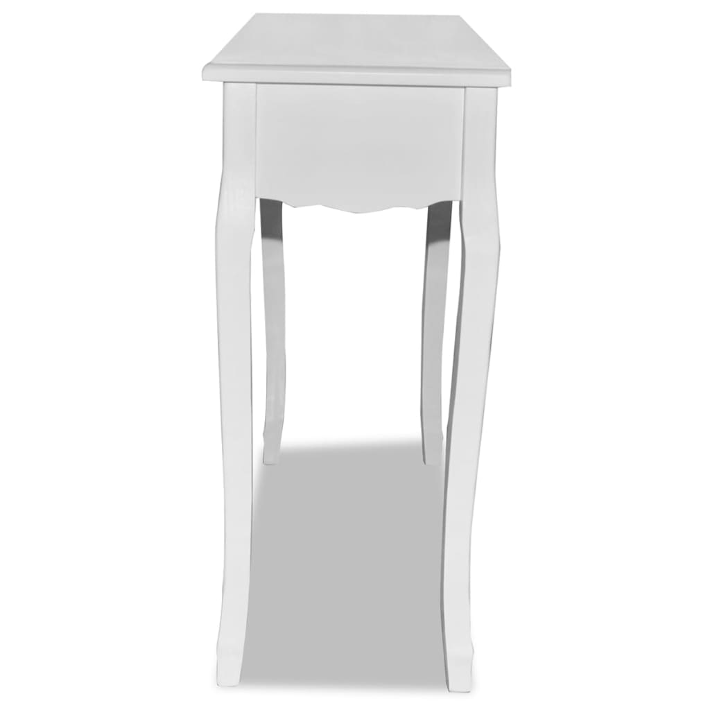 vidaXL Toucador/mesa consola branco
