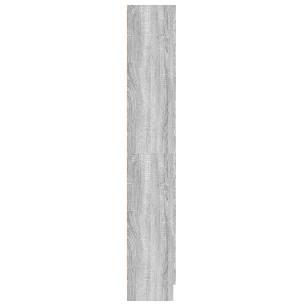 vidaXL Estante 82,5x30,5x185,5 cm derivados de madeira cinzento sonoma