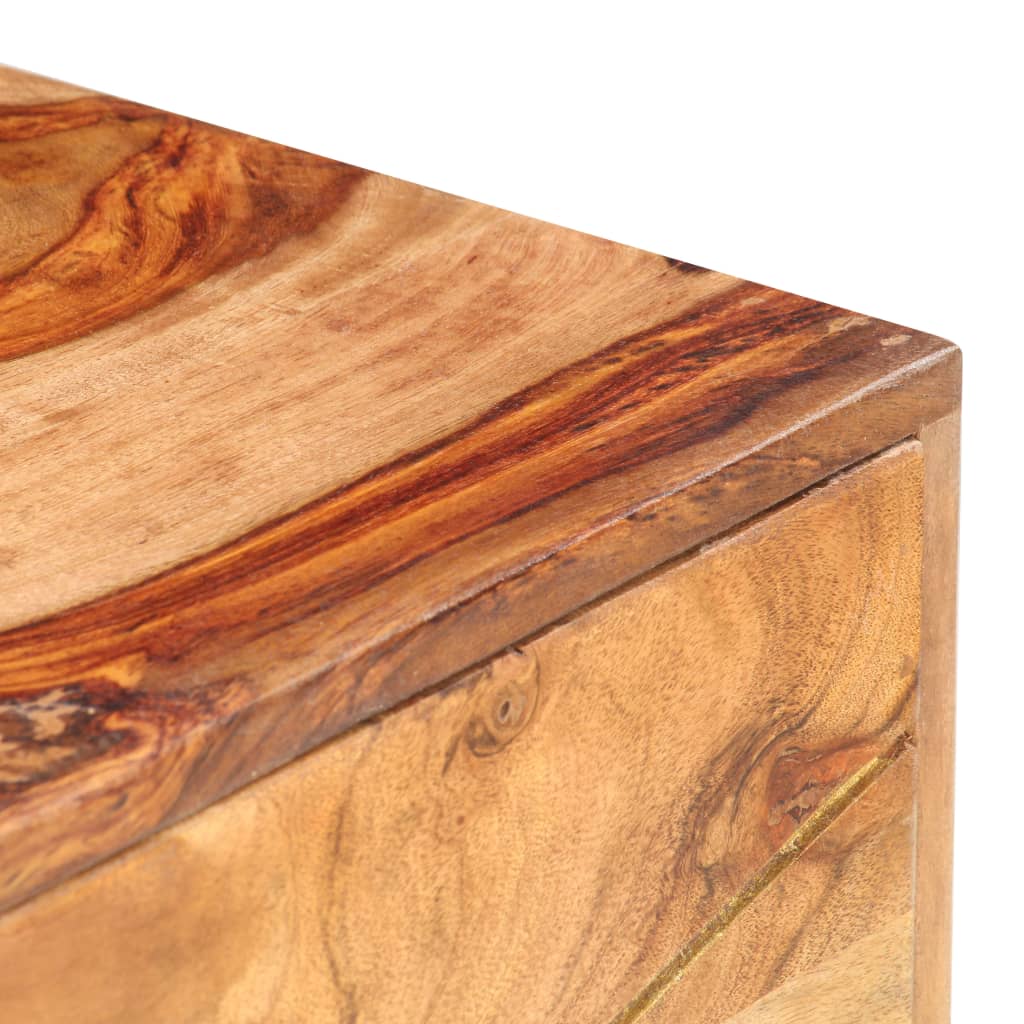 vidaXL Mesa de cabeceira 40x30x50 cm madeira sólida de sheesham