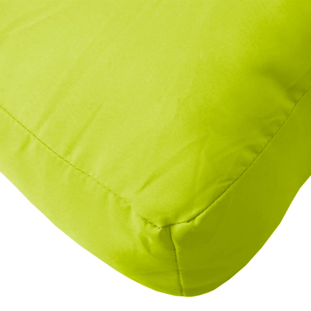 vidaXL Almofadões p/ móveis paletes 3pcs tecido oxford verde brilhante