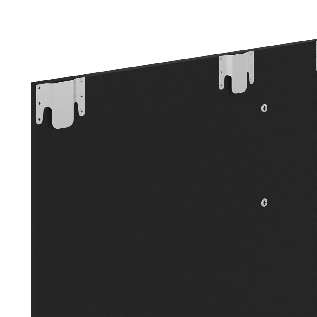 vidaXL Armário de parede para TV 120x23,5x90 cm contraplacado preto