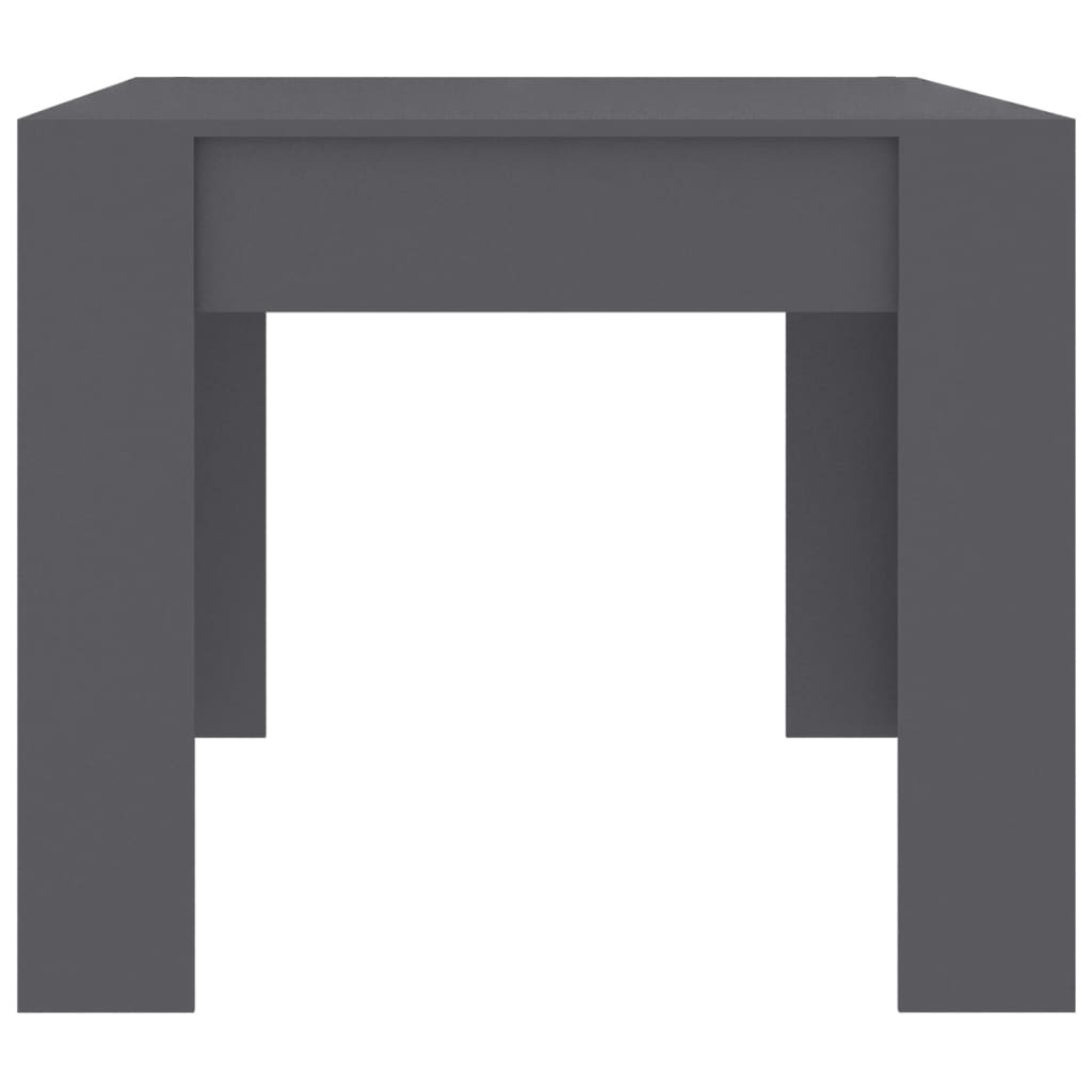 vidaXL Mesa de jantar 180x90x76 cm contraplacado cinzento