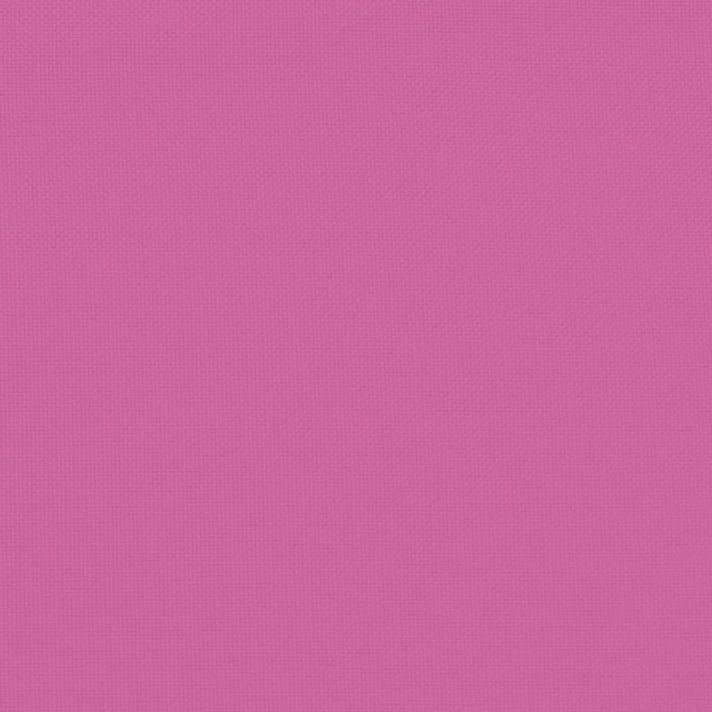 vidaXL Almofadão p/ banco de jardim 180x50x7 cm tecido oxford rosa