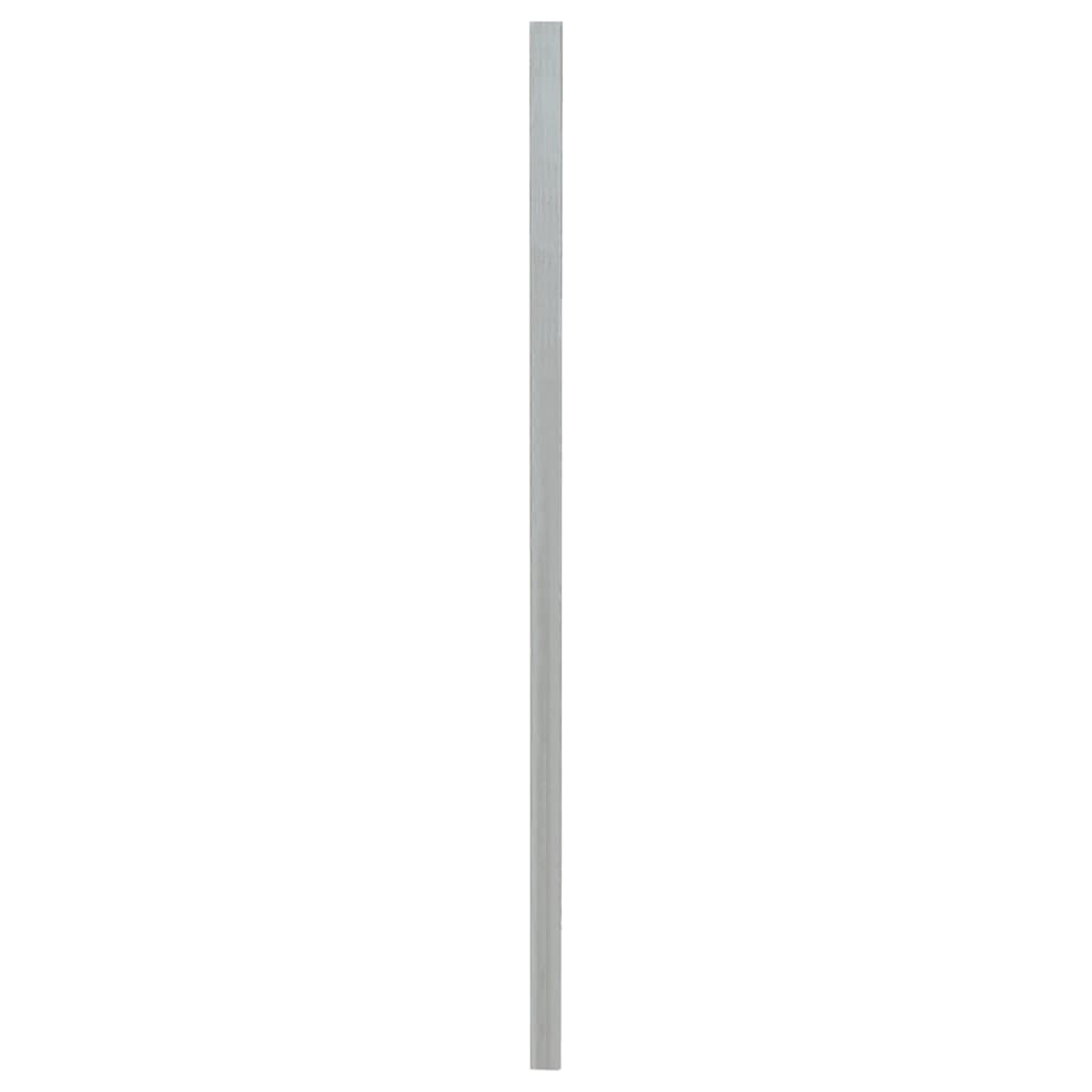vidaXL Postes de vedação 10 pcs 150 cm aço galvanizado prateado