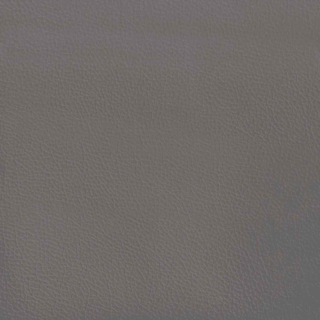 vidaXL Cama com molas/colchão 140x190 cm couro artificial cinzento