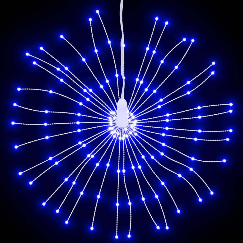 vidaXL Iluminações estrelares p/ Natal 140 LEDs 4 pcs 17 cm azul