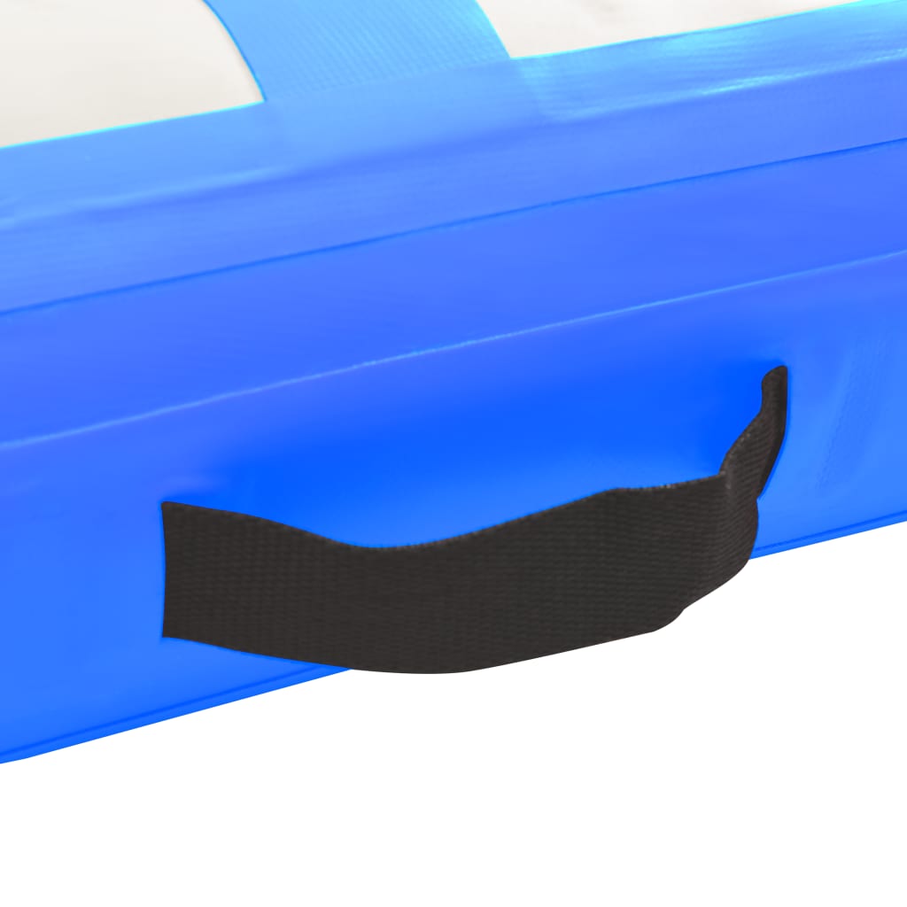 vidaXL Colchão de ginástica insuflável c/ bomba 700x100x20 cm PVC azul