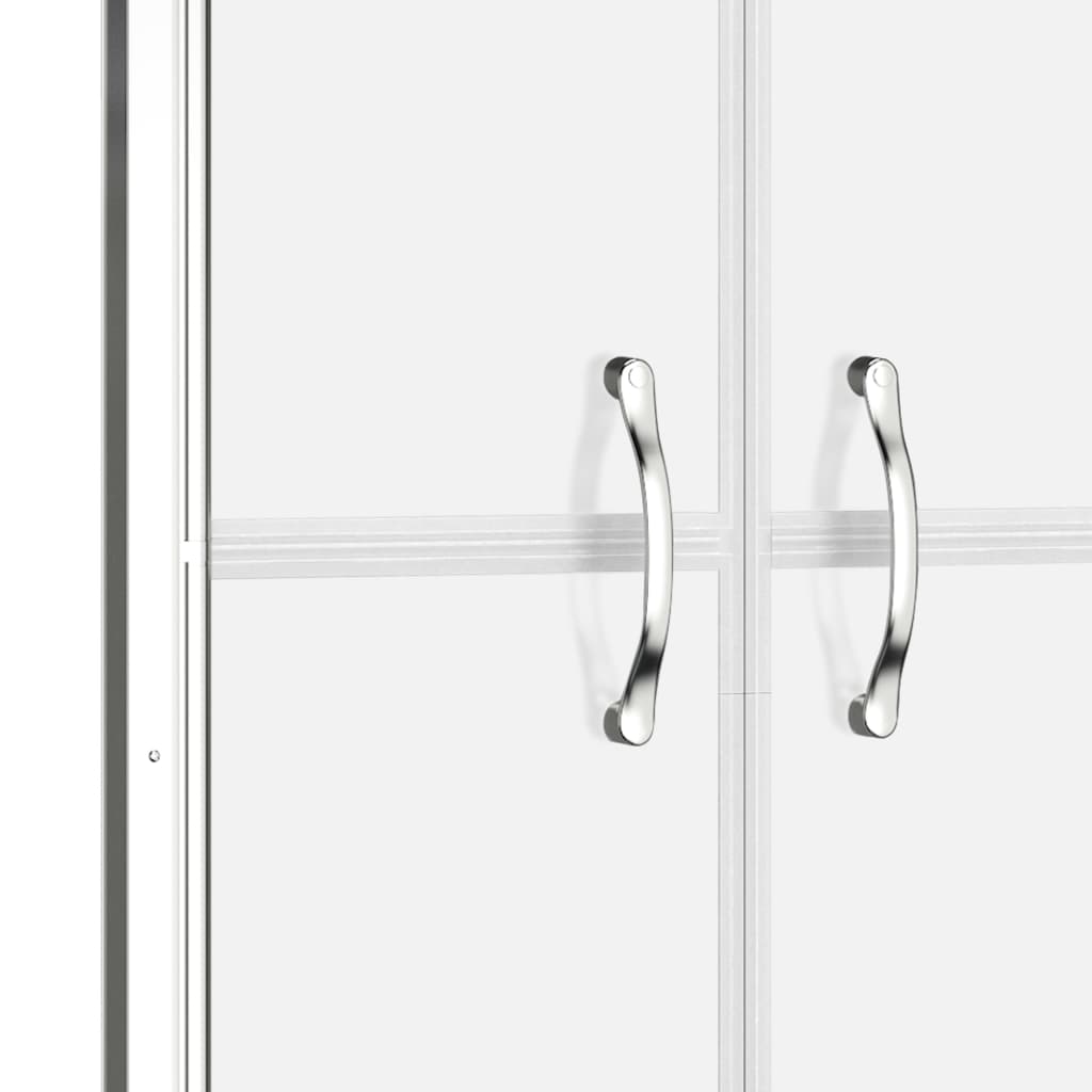 vidaXL Porta de duche ESG opaco 91x190 cm