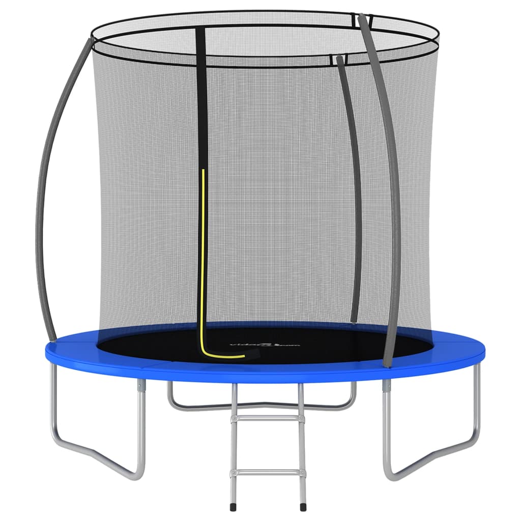 vidaXL Conjunto de trampolim redondo 244x55 cm 100 kg