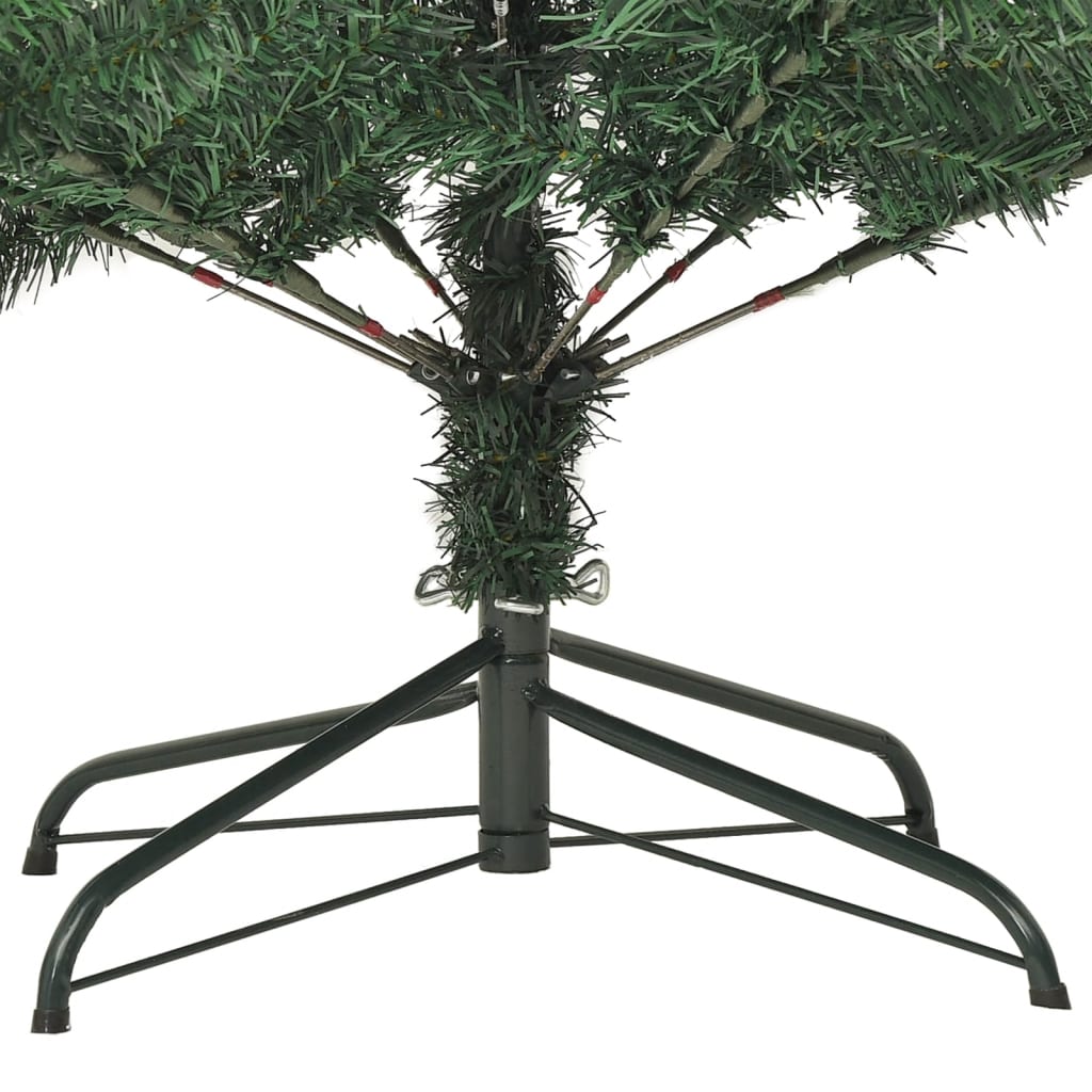 vidaXL Árvore de Natal artificial com suporte 240 cm PVC