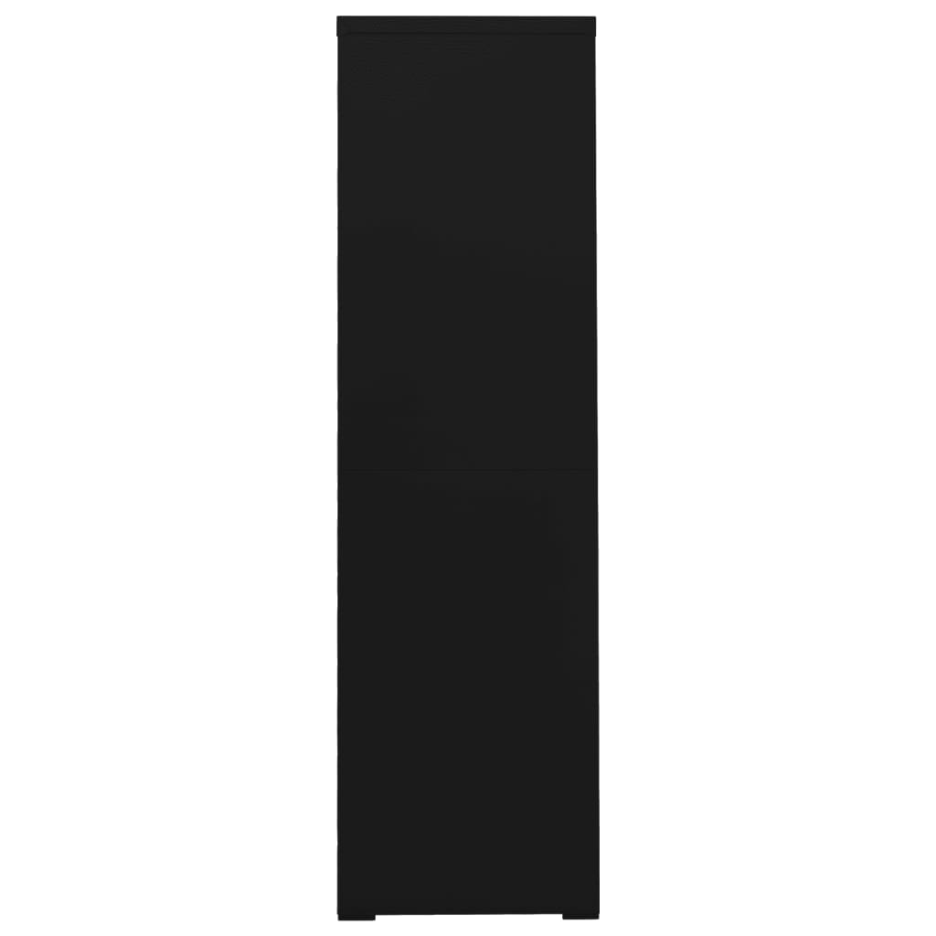 vidaXL Arquivador 90x46x164 cm aço preto