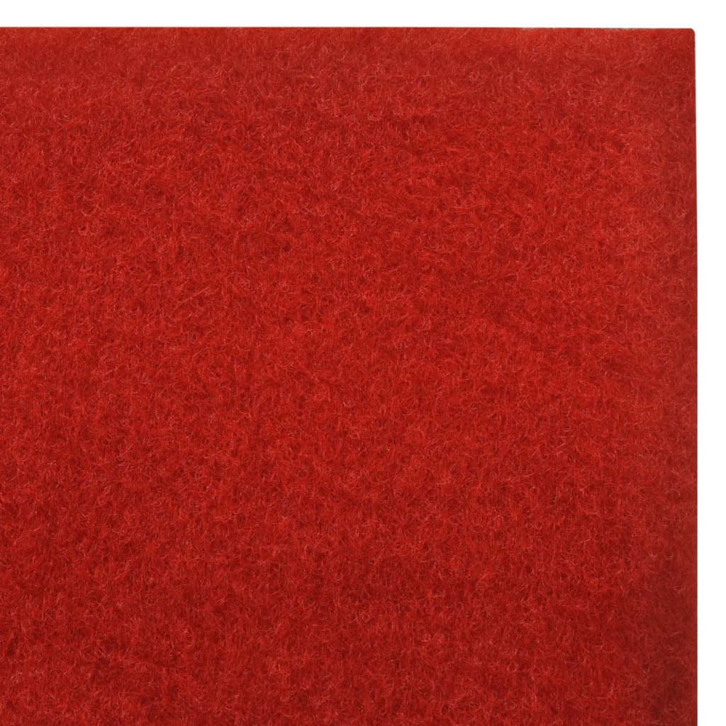 VidaXL Tapete vermelho 1 x 5 m, pesado 400 g/m2