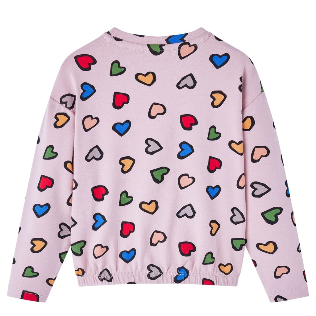Sweatshirt para criança rosa 92