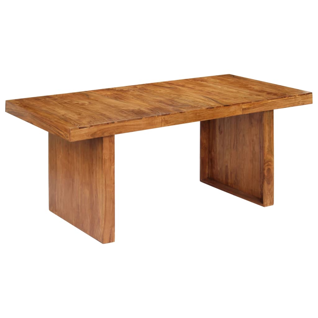 vidaXL Mesa de jantar 180x90x75 cm madeira de acácia maciça