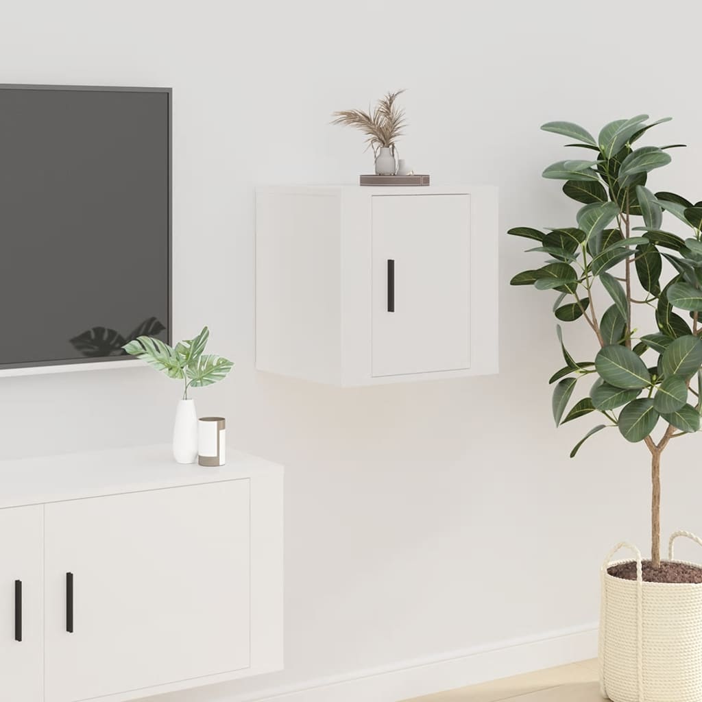vidaXL Móveis de TV para parede 2 pcs 40x34,5x40 cm branco