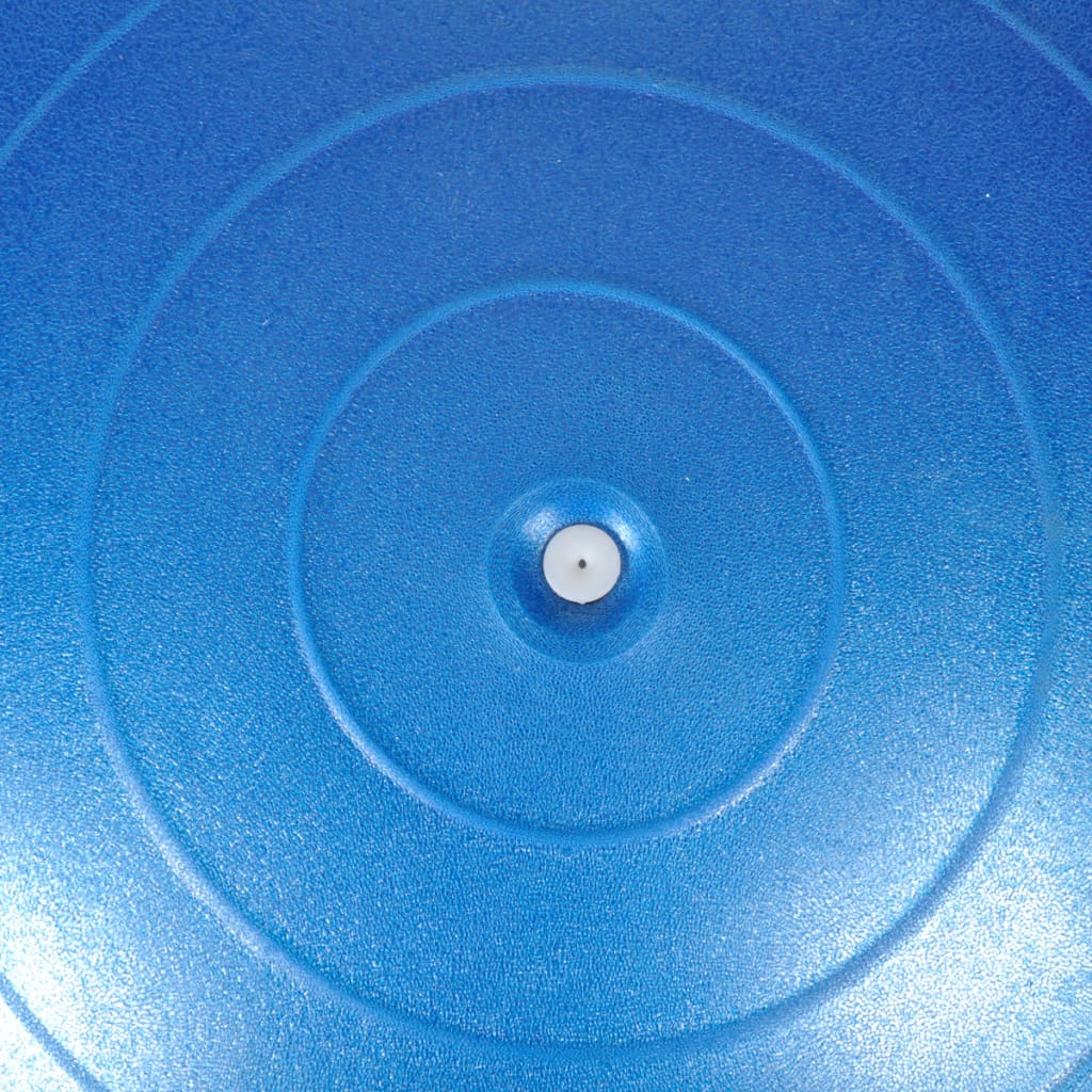 Bola de equilíbrio para fitness e exercício + bomba, 65 cm, azul