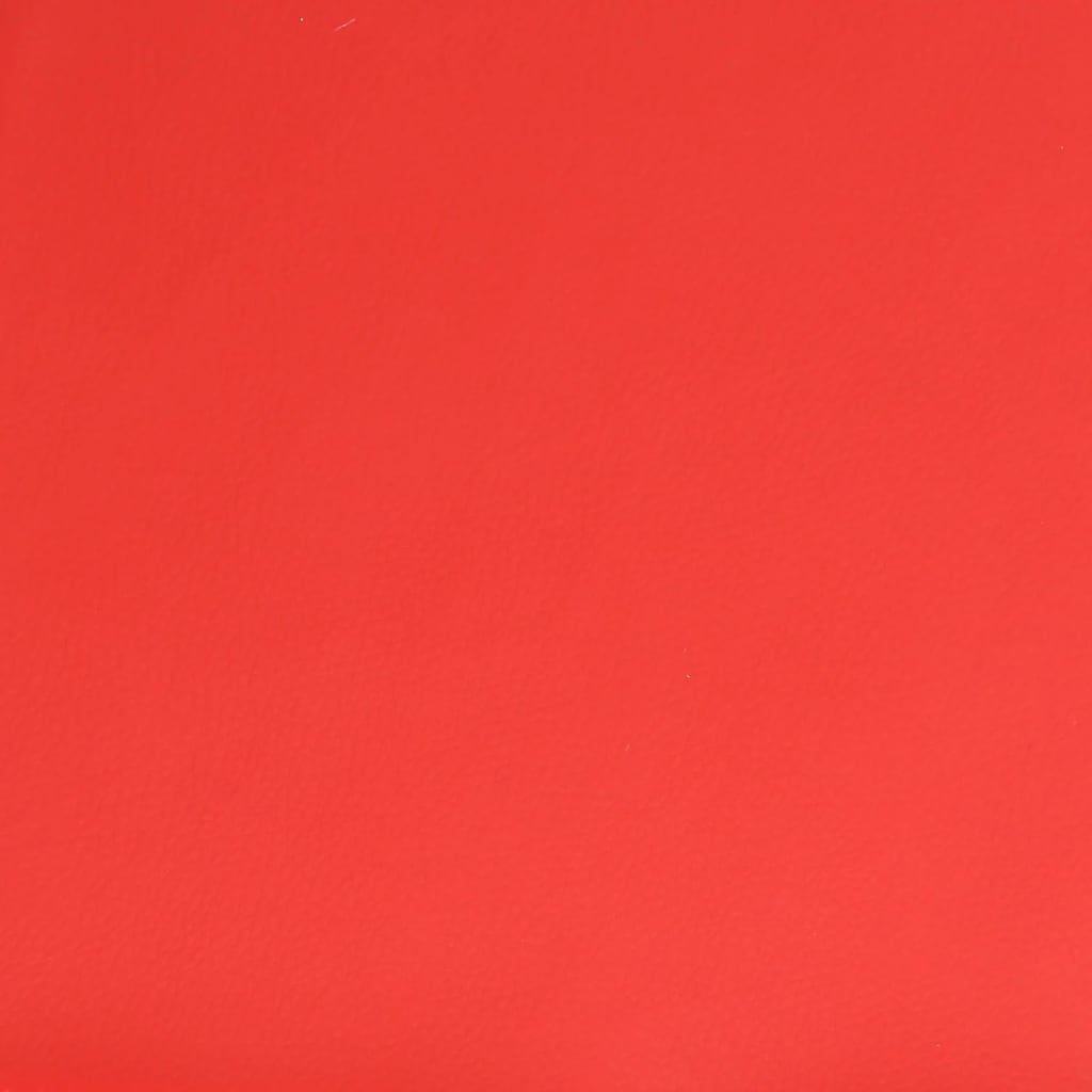 vidaXL Apoio de pés 60x60x36 cm couro artificial vermelho