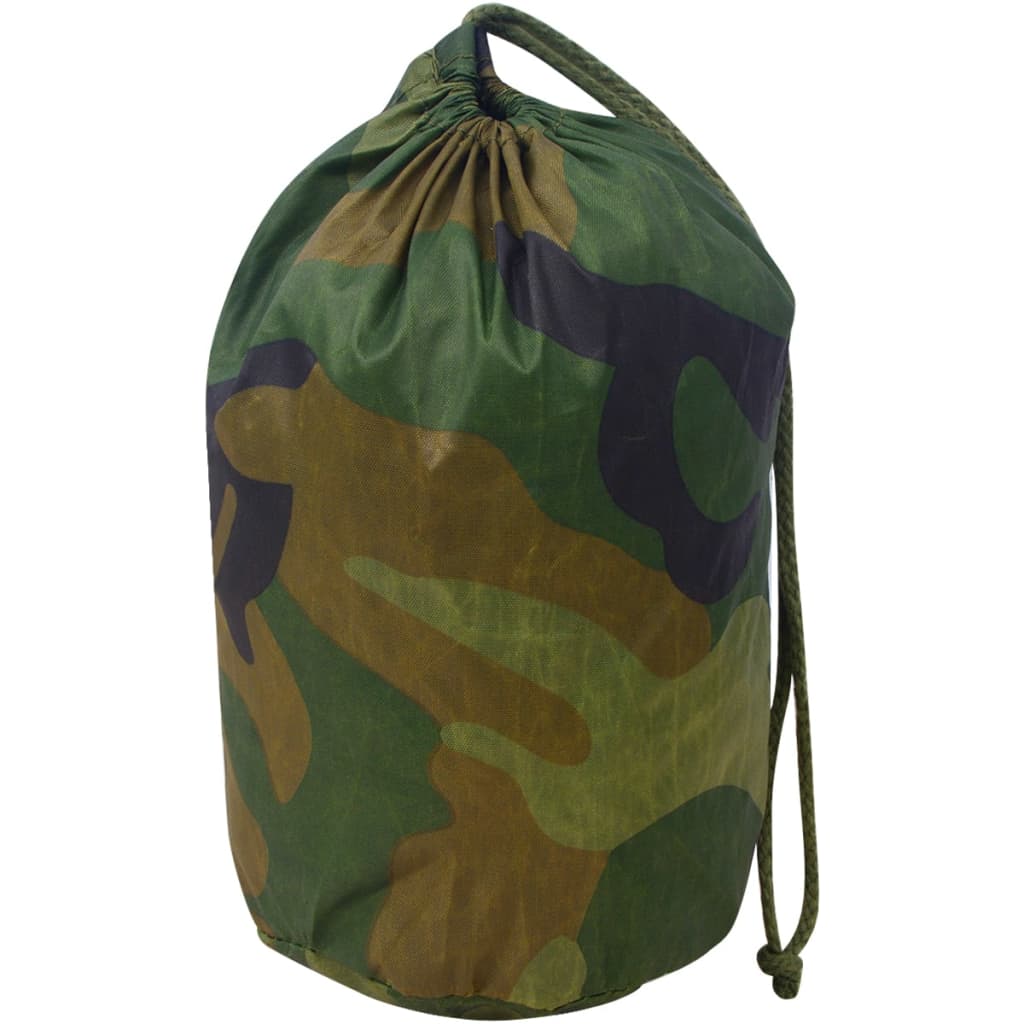 vidaXL Rede de camuflagem com saco de armazenamento 4x4 m