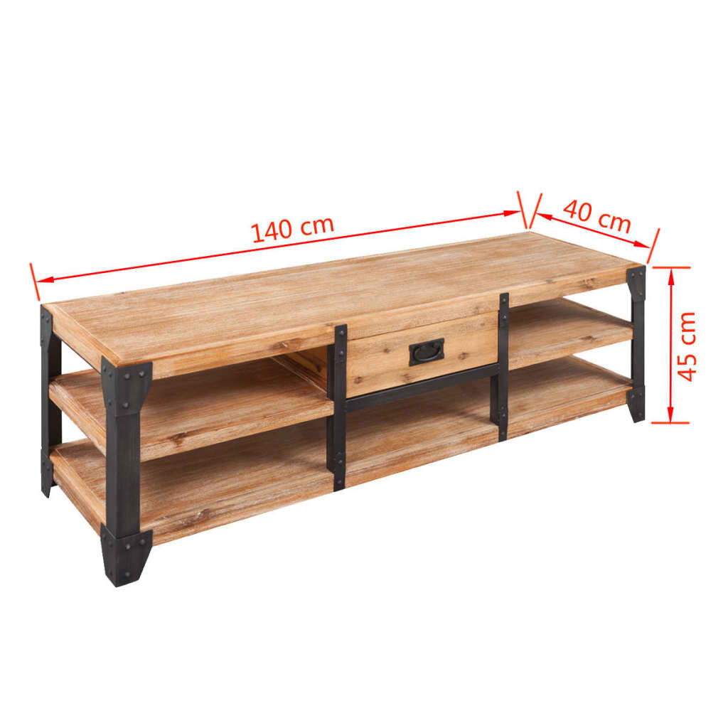 vidaXL Conjunto de móveis de sala 3 pcs madeira de acácia maciça