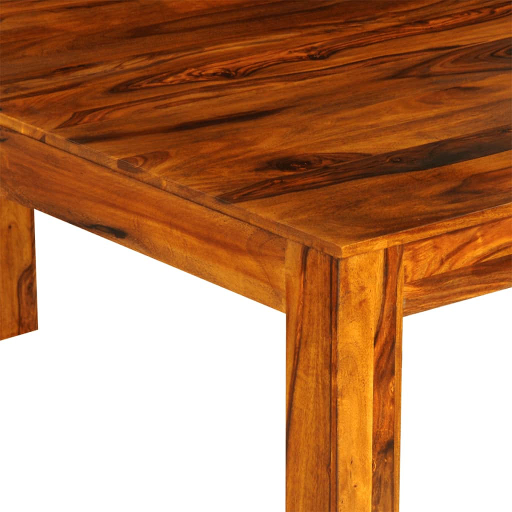 vidaXL Mesa de jantar em madeira de sheesham maciça 180x85x76 cm