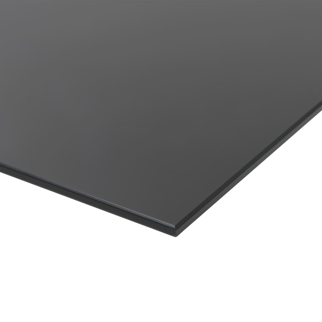 vidaXL Quadro negro magnético em vidro para parede 60x40 cm