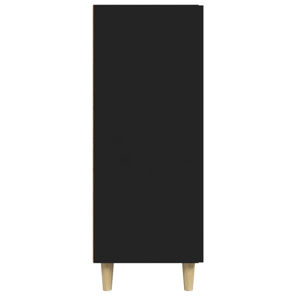 vidaXL Aparador 69,5x34x90 cm derivados de madeira preto
