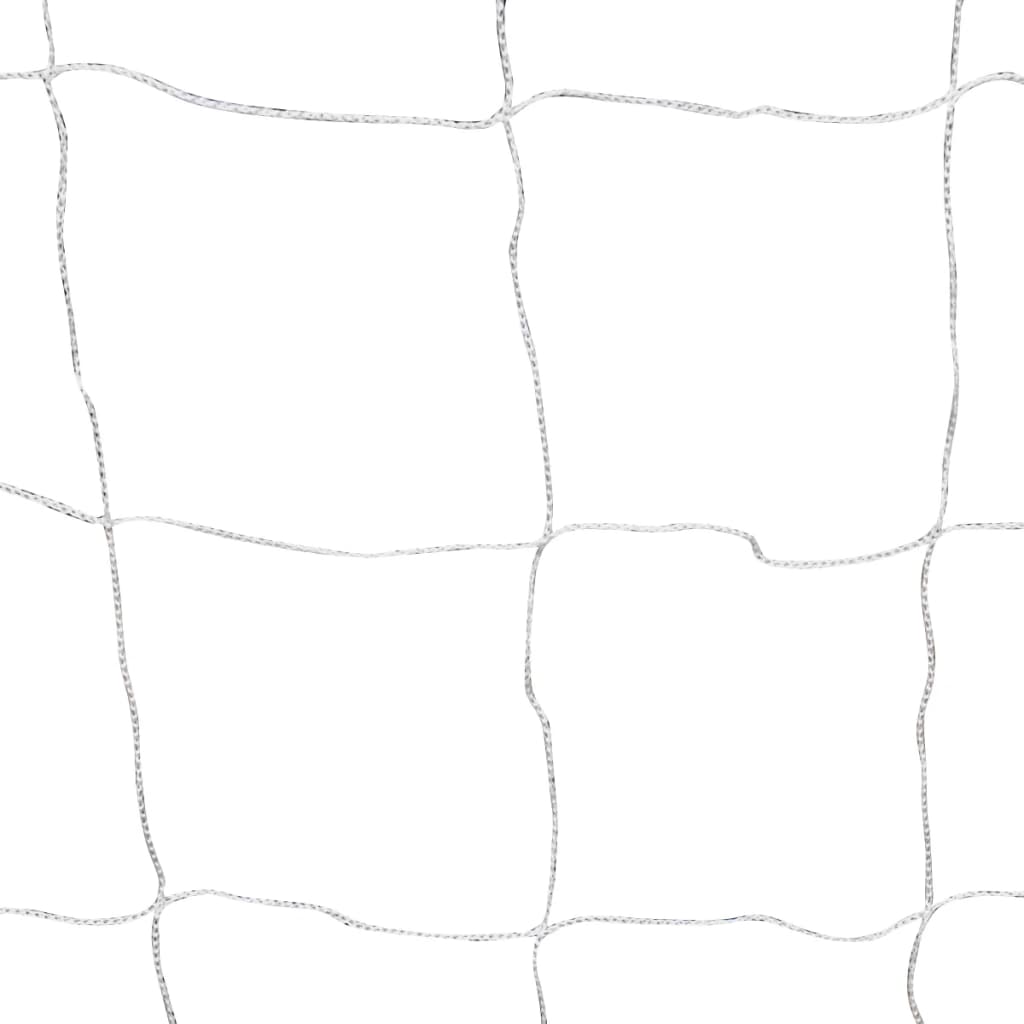 vidaXL Balizas de futebol com redes 2 pcs aço 182x61x122 cm aço branco
