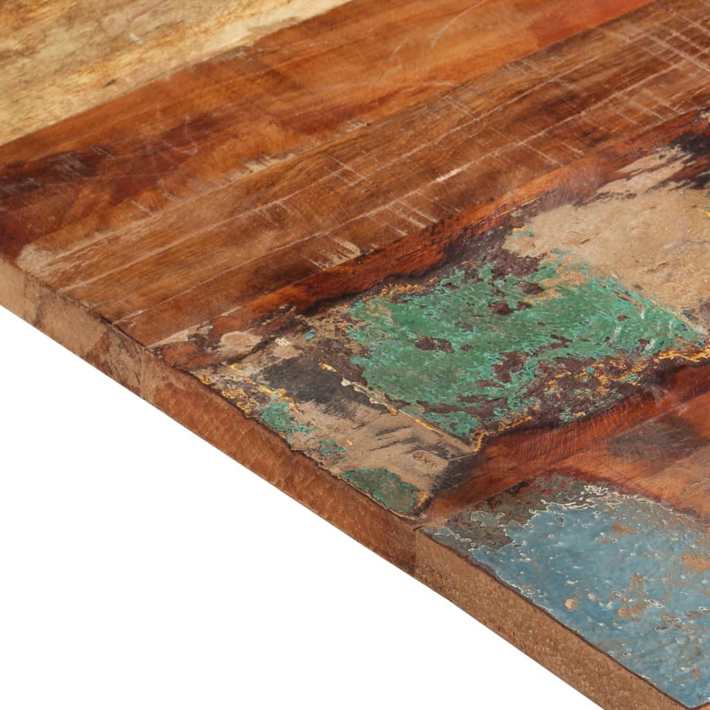 vidaXL Tampo mesa retangular 60x70cm 25-27mm madeira recuper. maciça