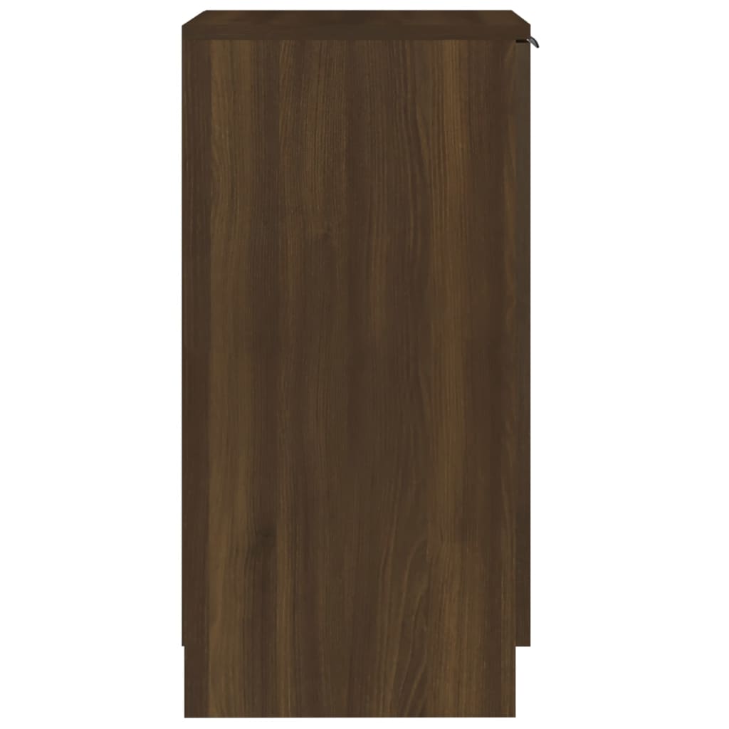 vidaXL Sapateira 30x35x70 cm derivados de madeira carvalho castanho