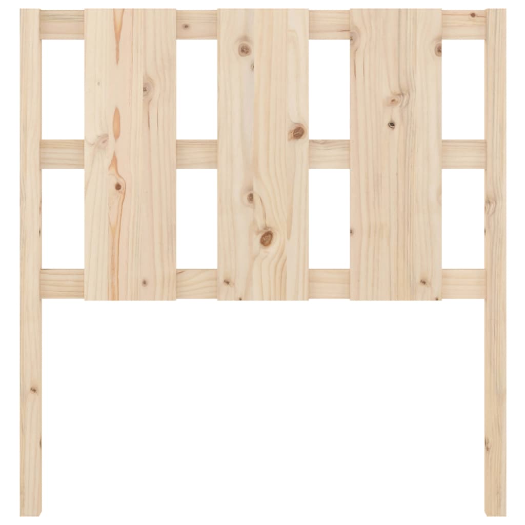 vidaXL Cabeceira de cama 95,5x4x100 cm madeira de pinho maciça