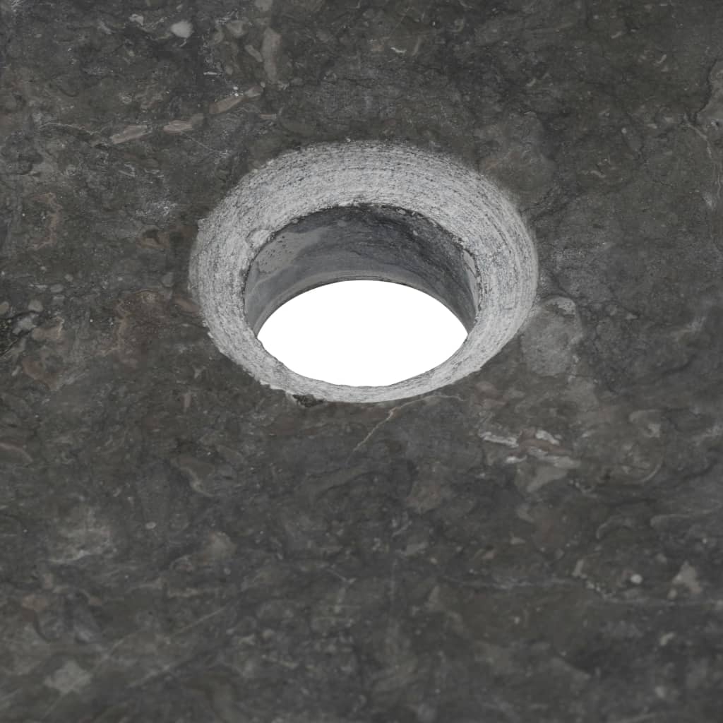 vidaXL Lavatório 50x35x12 cm mármore preto