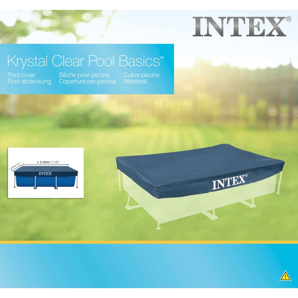 Intex Cobertura para piscinas retangular 300x200 cm 28038