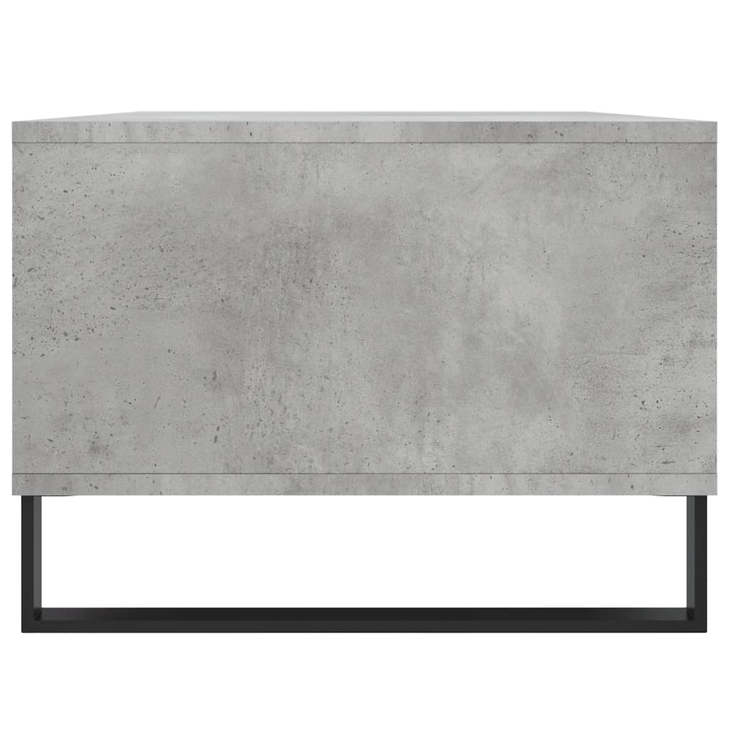 vidaXL Mesa de centro 90x50x36,5 cm derivados madeira cinzento cimento