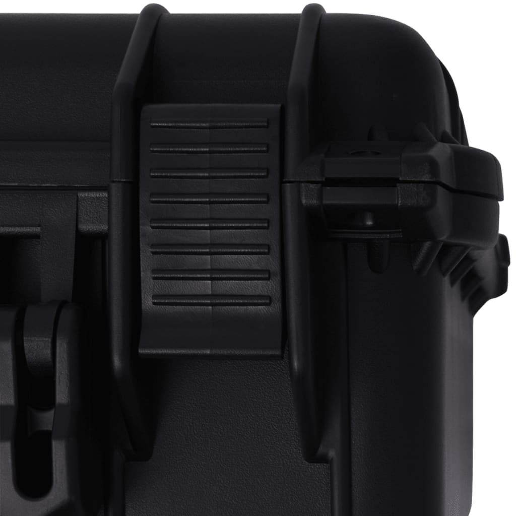 vidaXL Caixa protetora de equipamento 35x29,5x15 cm preto