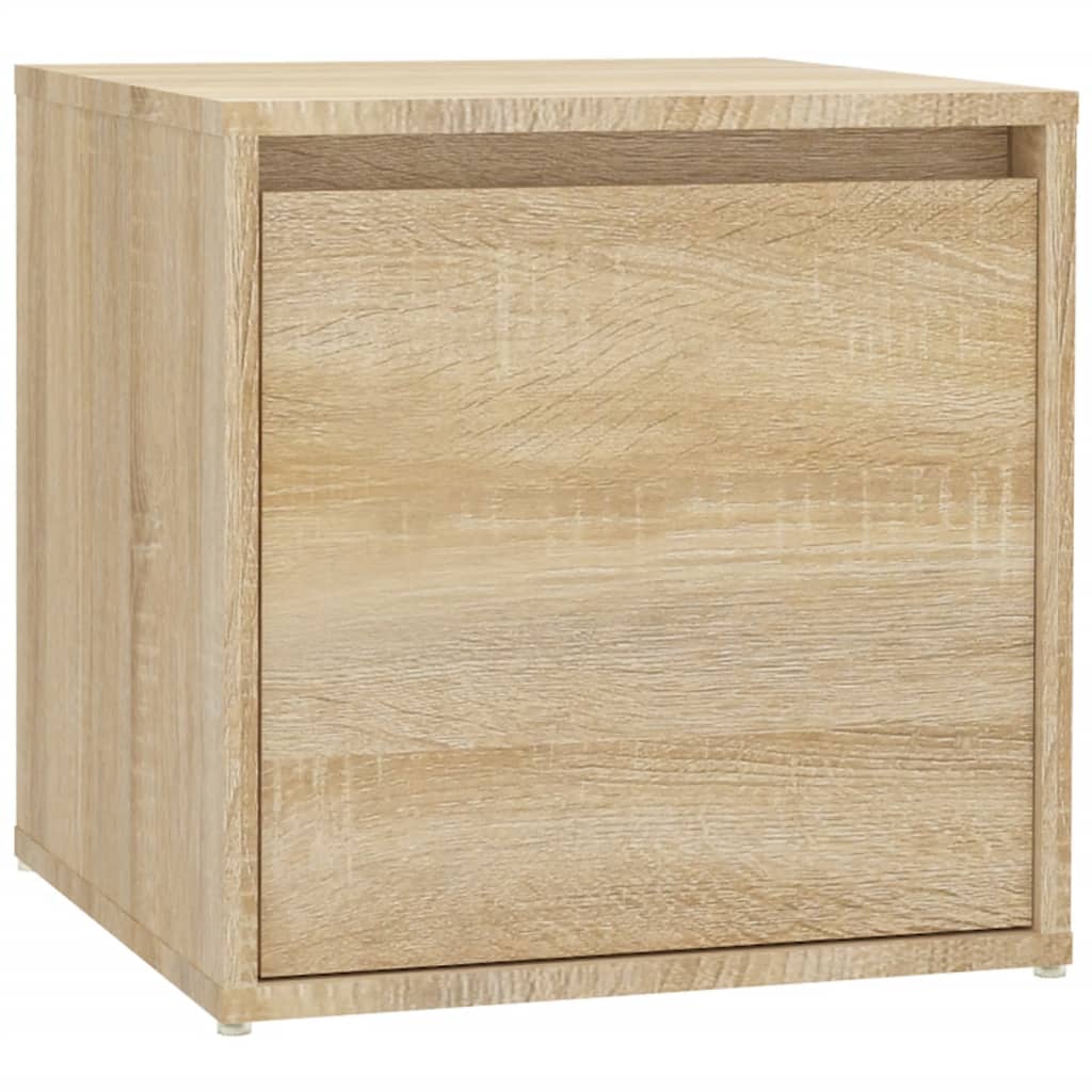 vidaXL Conjunto de móveis de corredor derivados de madeira sonoma
