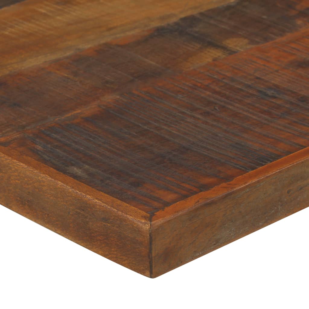 vidaXL Mesa de bar em madeira recuperada 150x70x107 cm castanho escuro