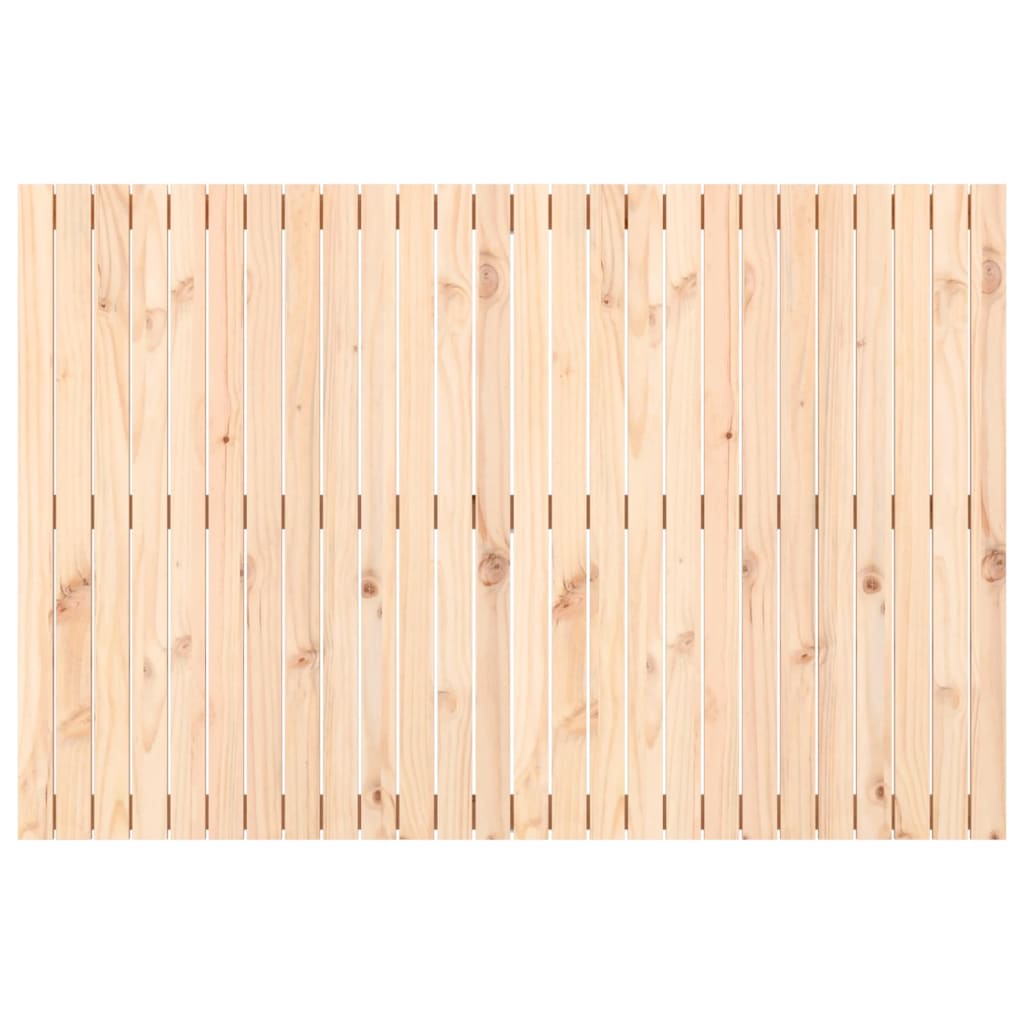 vidaXL Cabeceira de parede 166x3x110 cm madeira de pinho maciça