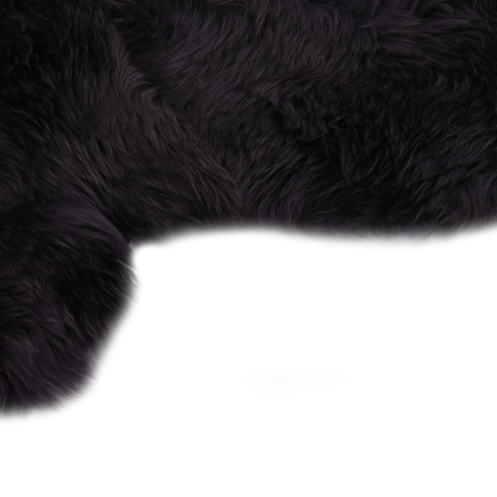 vidaXL Tapete em pele de carneiro 60x180 cm cinzento-escuro