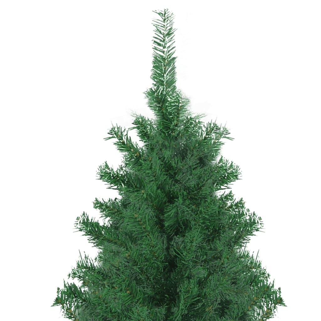 vidaXL Árvore de Natal artificial com suporte 500 cm verde