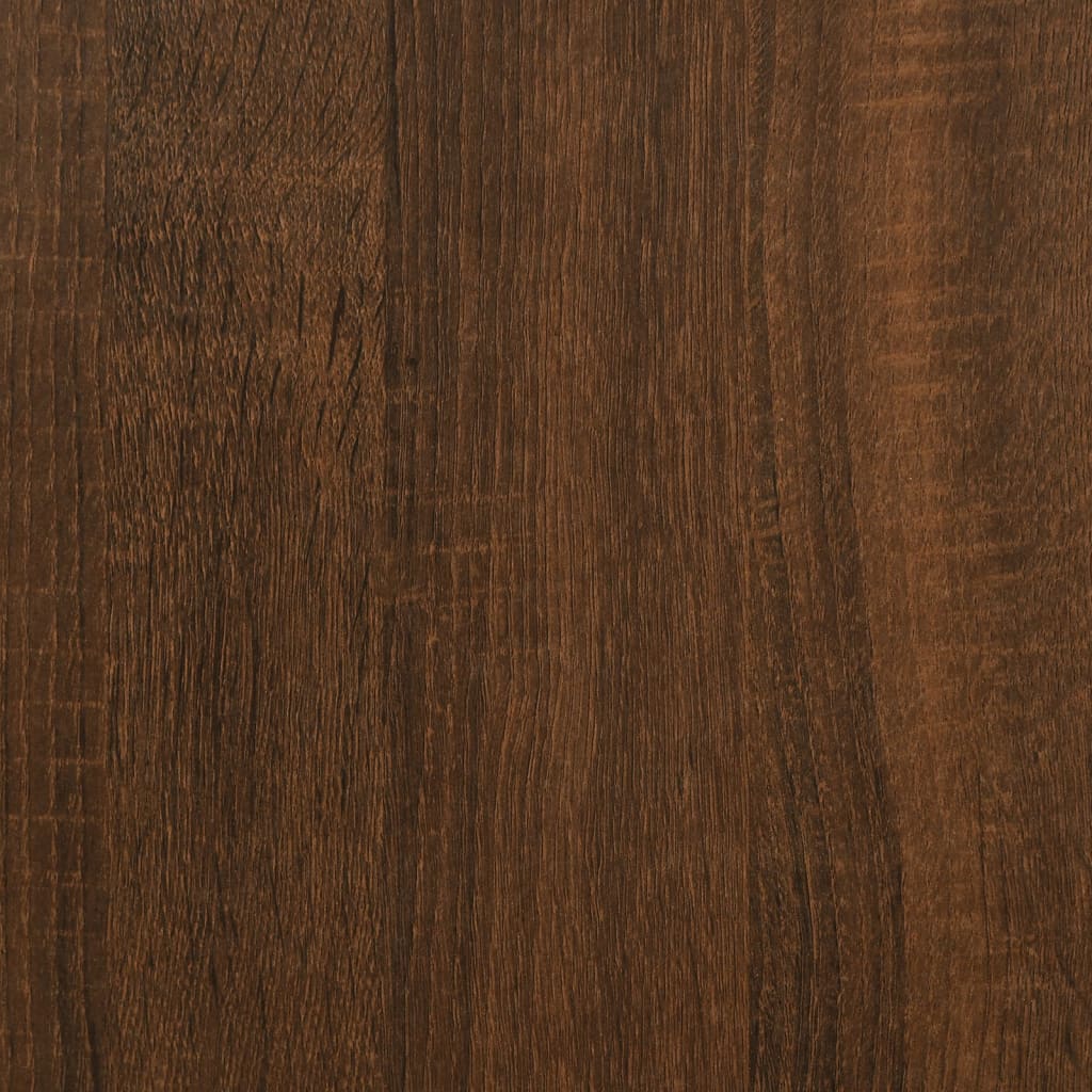 vidaXL Aparador 57x35x70 cm derivados de madeira carvalho castanho