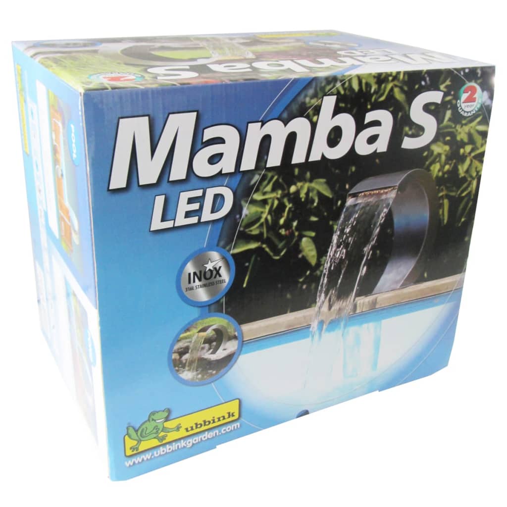 Ubbink Cascata de aço inoxidável Mamba S-LED 7504632
