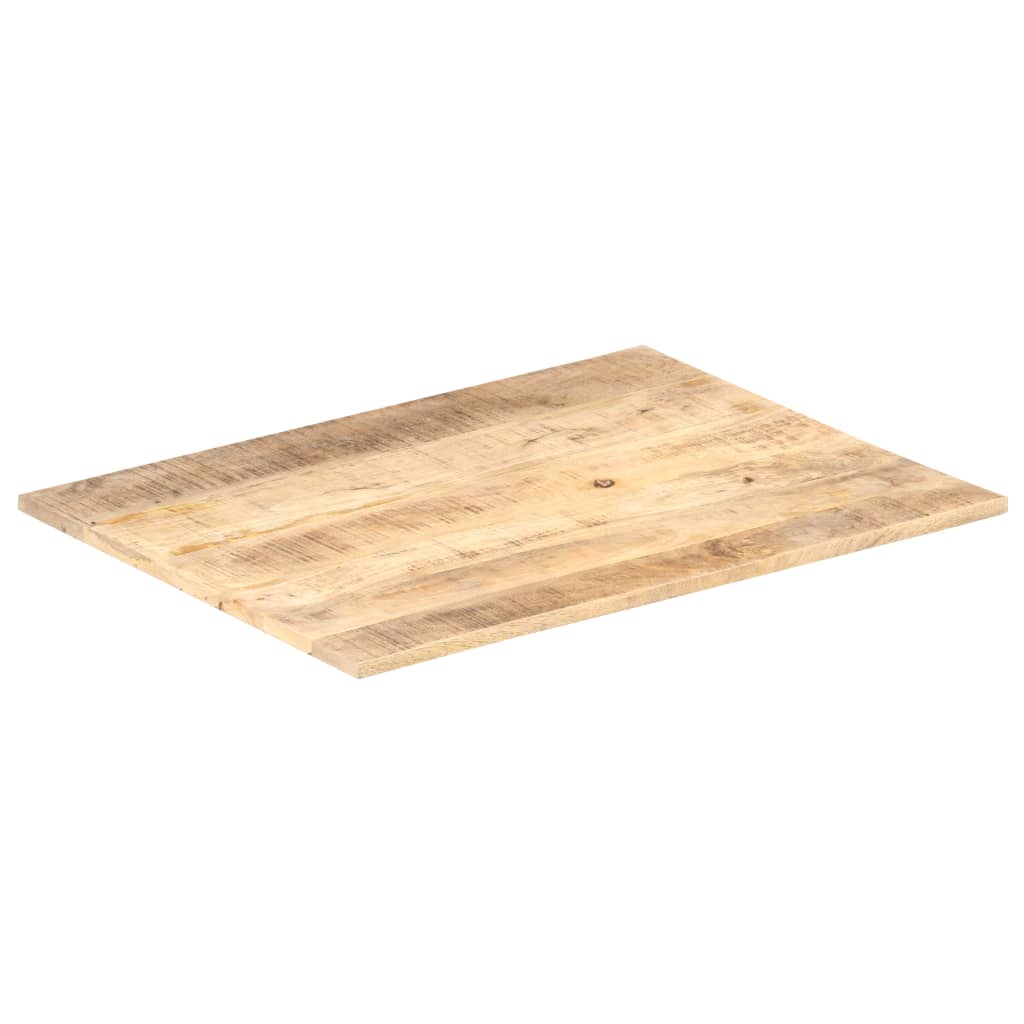 vidaXL Tampo de mesa madeira de mangueira maciça 15-16 mm 70x60 cm