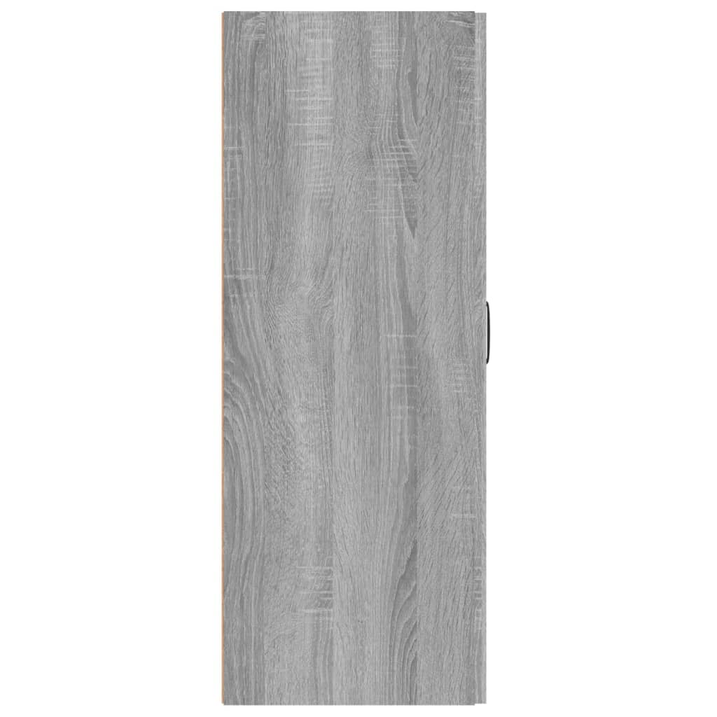 vidaXL Armário suspenso 69,5x34x90cm derivados de madeira sonoma cinza