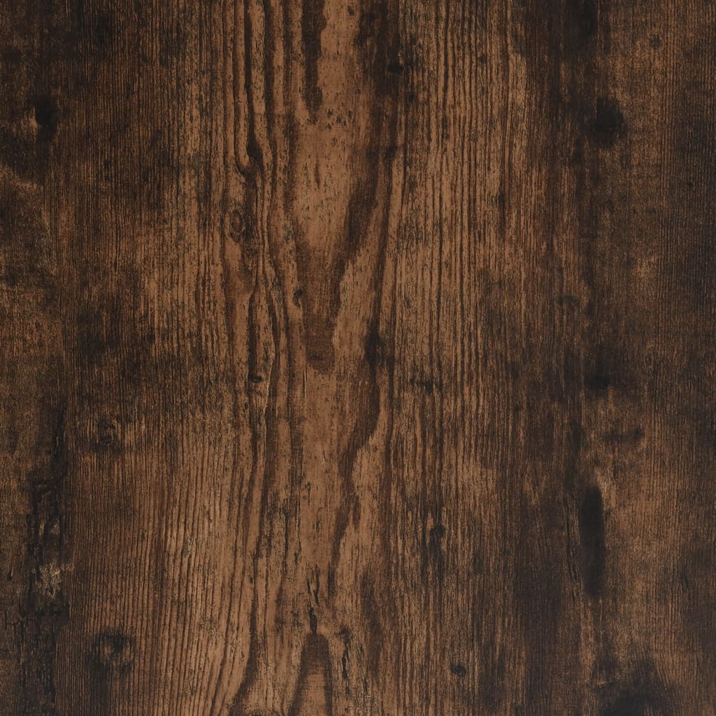 vidaXL Mesa cabeceira 40x35x62,5 cm madeira processada carvalho fumado