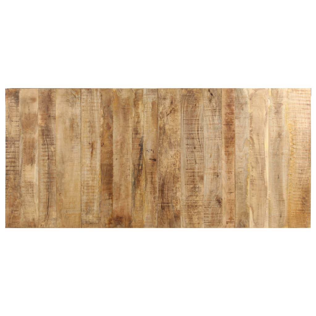 vidaXL Mesa de jantar 220x100x76 cm madeira de mangueira áspera