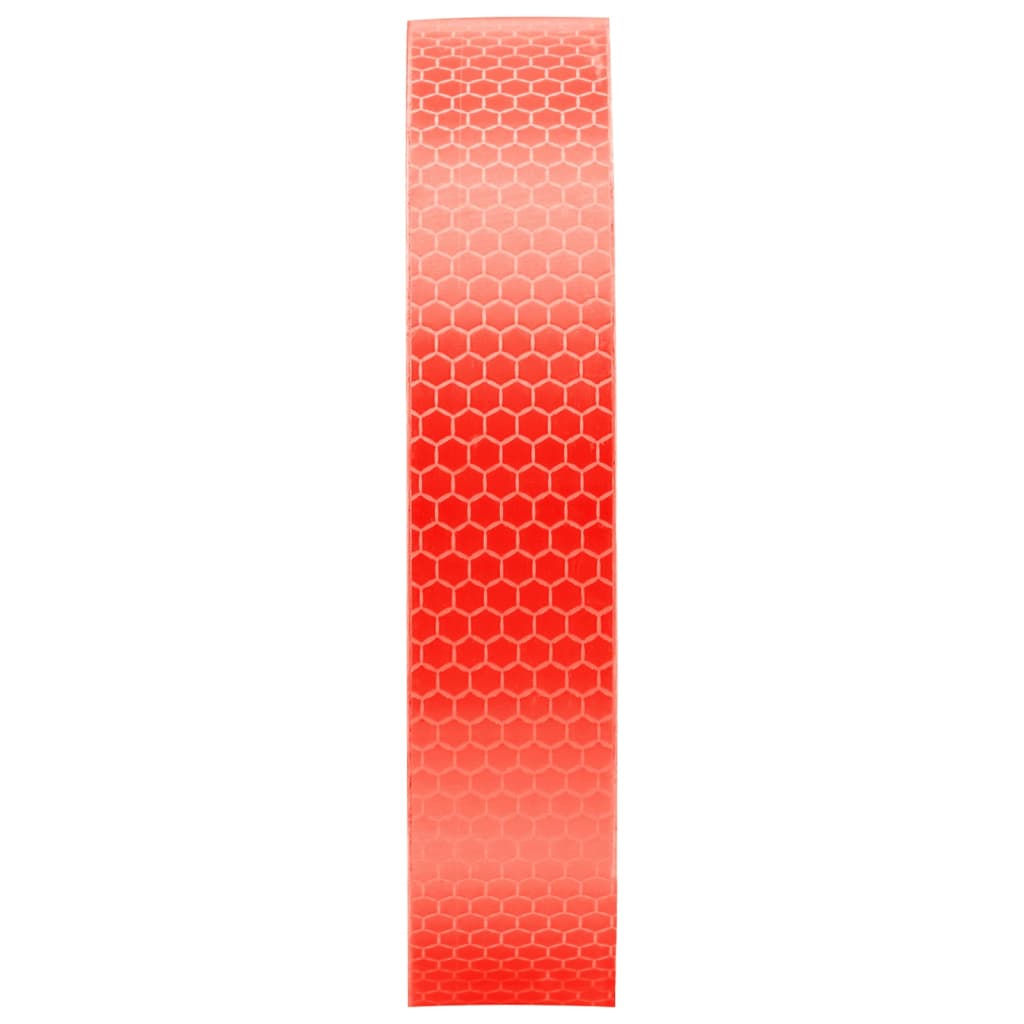 vidaXL Fita refletora 2,5 cm x 20 m PVC vermelho