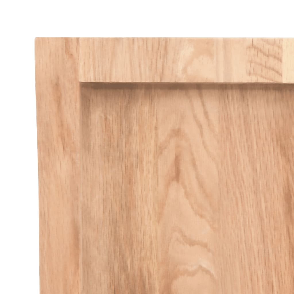 vidaXL Bancada p/ WC 40x50x(2-4) cm madeira maciça tratada castanho
