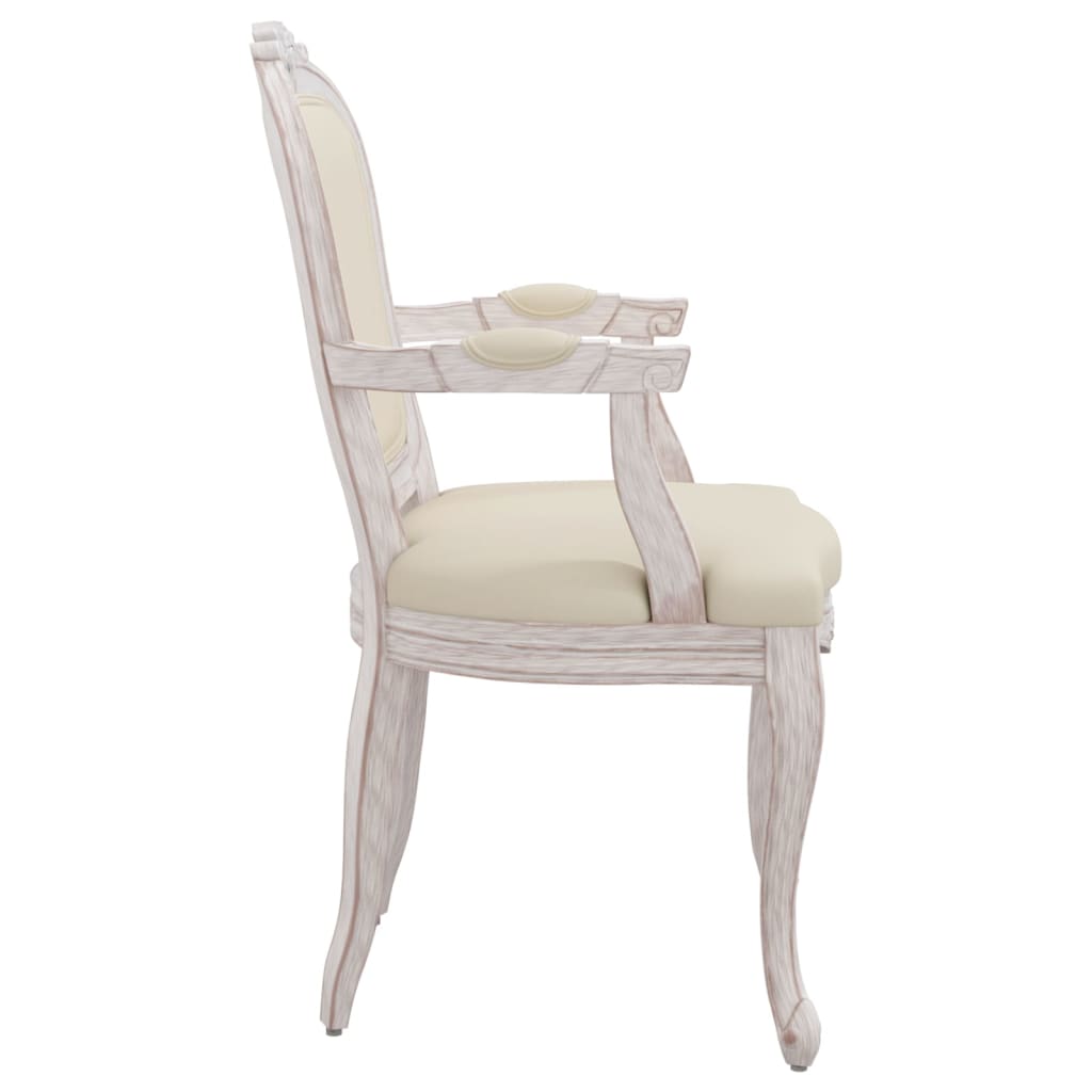 vidaXL Cadeira de jantar 62x59,5x100,5 cm linho bege