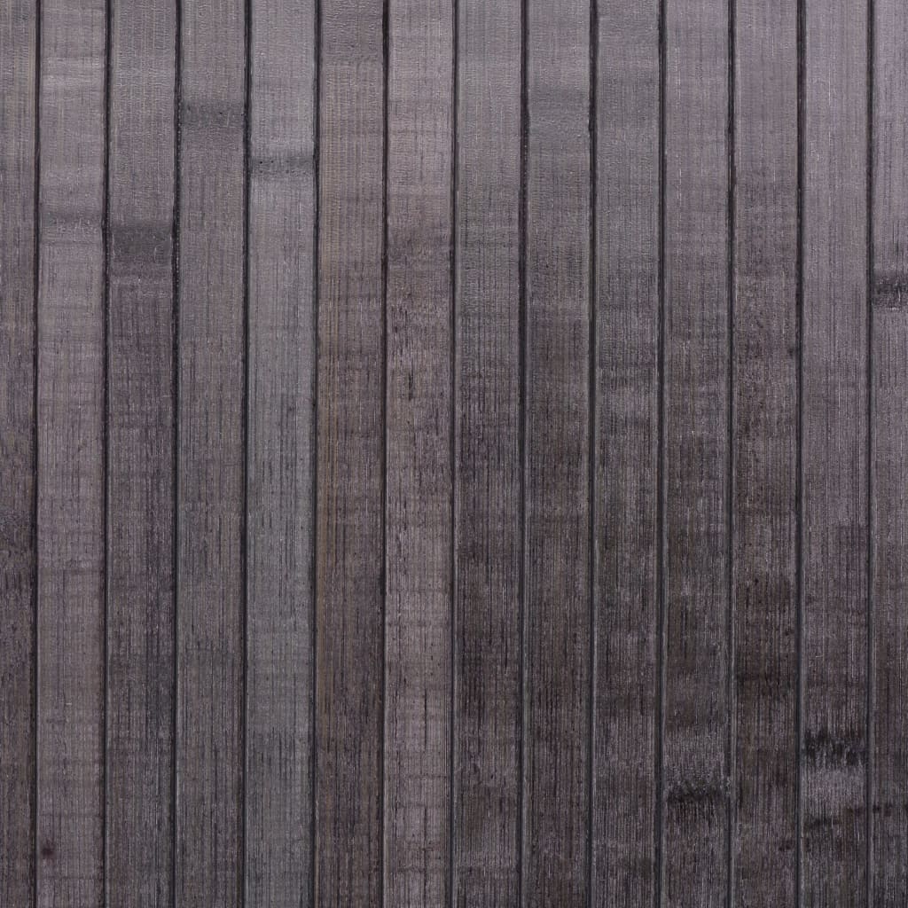 vidaXL Biombo/divisória de sala 250x165 cm bambu cinzento