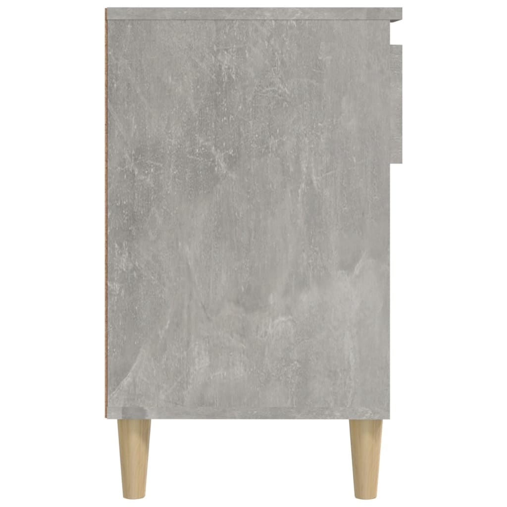 vidaXL Sapateira 102x36x60 cm madeira processada cinzento cimento